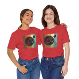 Custom Retro-a-go-go Series Record Color Graphic Unisex Jersey Short Sleeve T-Shirt - POPvault - 15731672417829804476