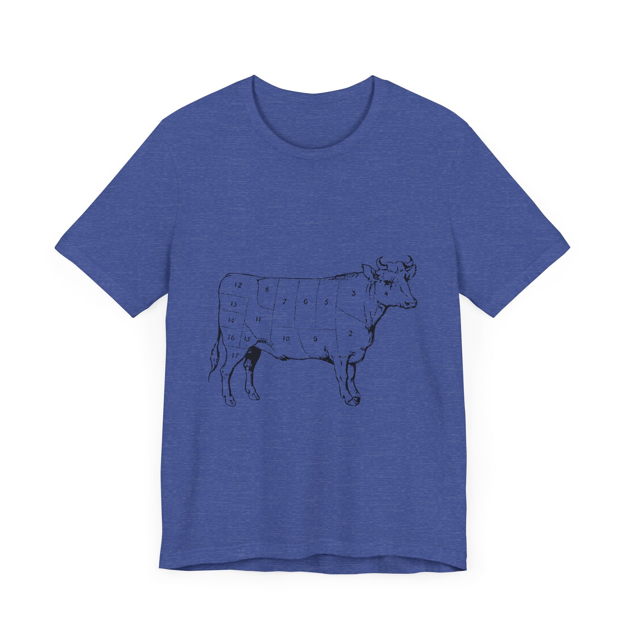 POP Culture Classics Cow Parts Unisex Jersey Short Sleeve T-Shirt