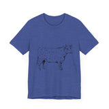POP Culture Classics Cow Parts Unisex Jersey Short Sleeve T-Shirt