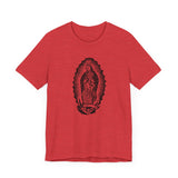 Custom Retro - a - go - go Series Virgin Mary Unisex Jersey Short Sleeve T - Shirt - POPvault