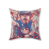 Masters of Art Ernst Ludwig Kirchner Smoking Peasant Square Indoor Accent Pillow