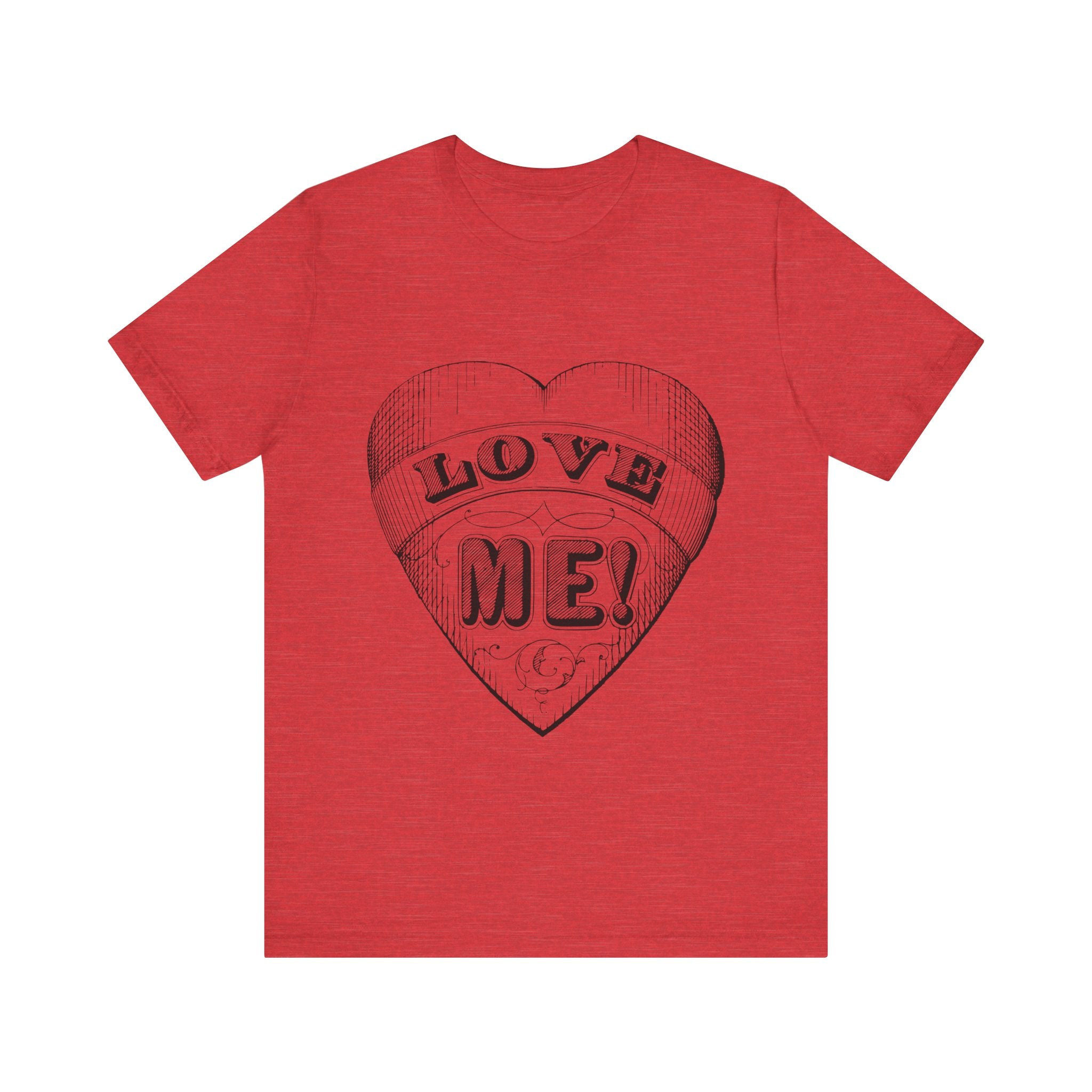 Custom Retro - a - go - go Series Love Me Unisex Jersey Short Sleeve T - Shirt - POPvault