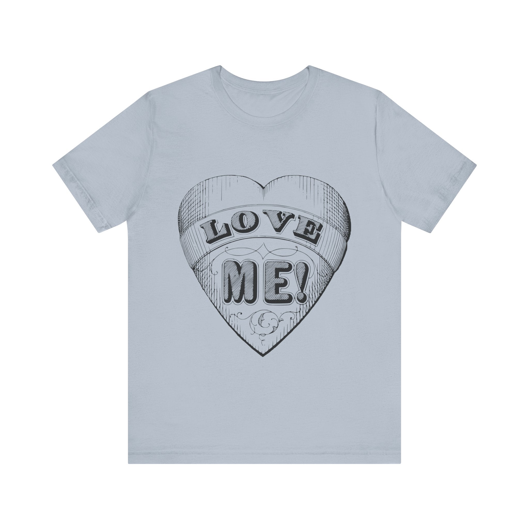 Custom Retro - a - go - go Series Love Me Unisex Jersey Short Sleeve T - Shirt - POPvault