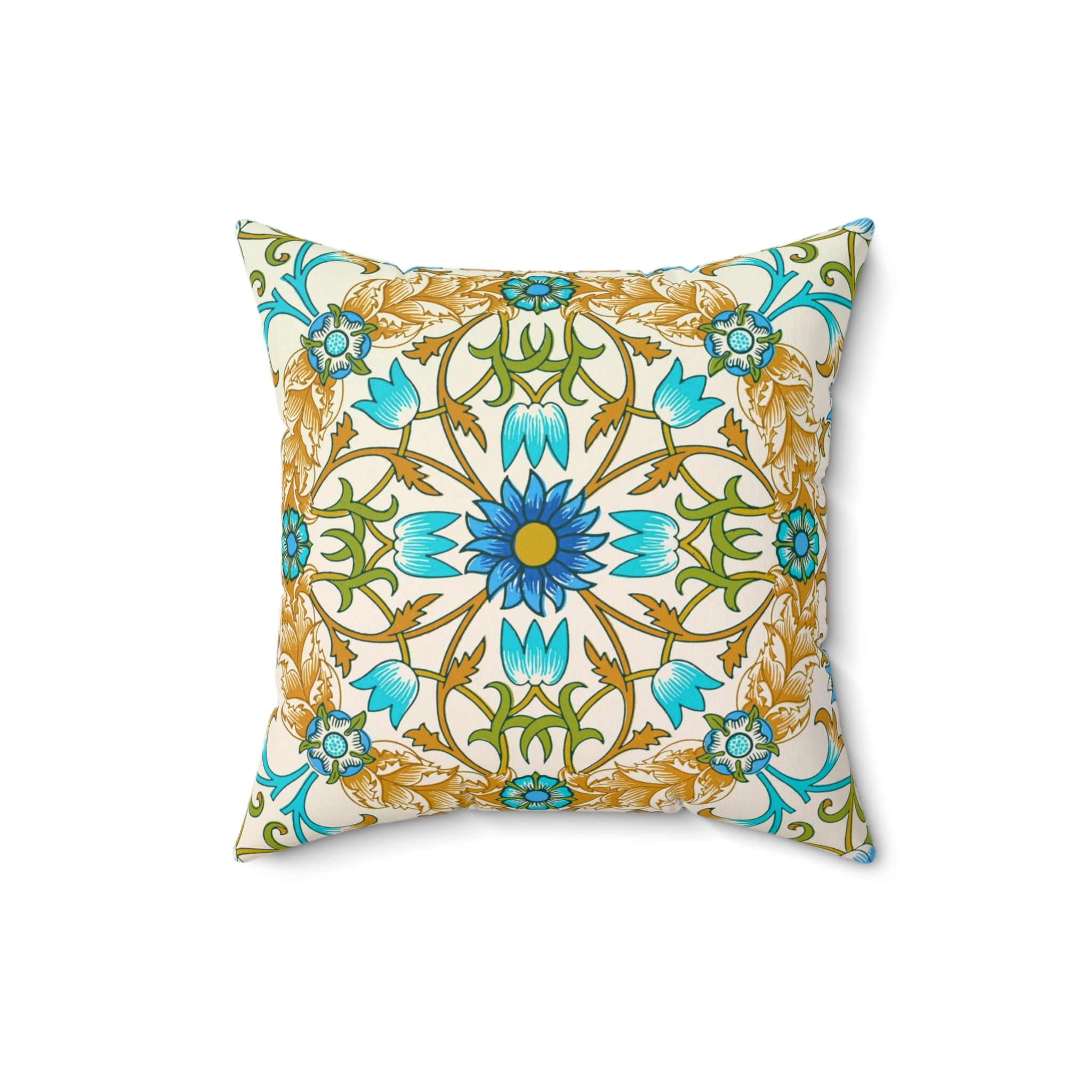 Masters of Art William Morris Cray Square Indoor Accent Pillow V.10