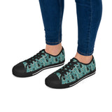 Mid-Century Retro Coolest Kitty Cats Low Top Women's Casual Canvas Sneakers