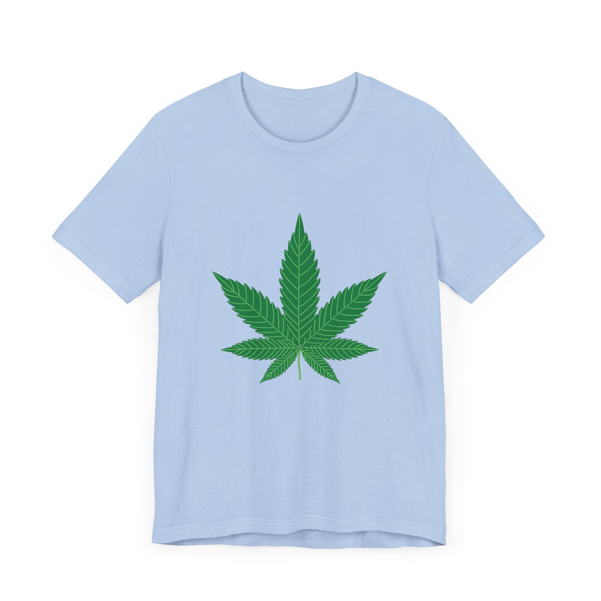 Custom Retro - a - go - go Series Herb Leaf Unisex Jersey Short Sleeve T - Shirt - POPvault