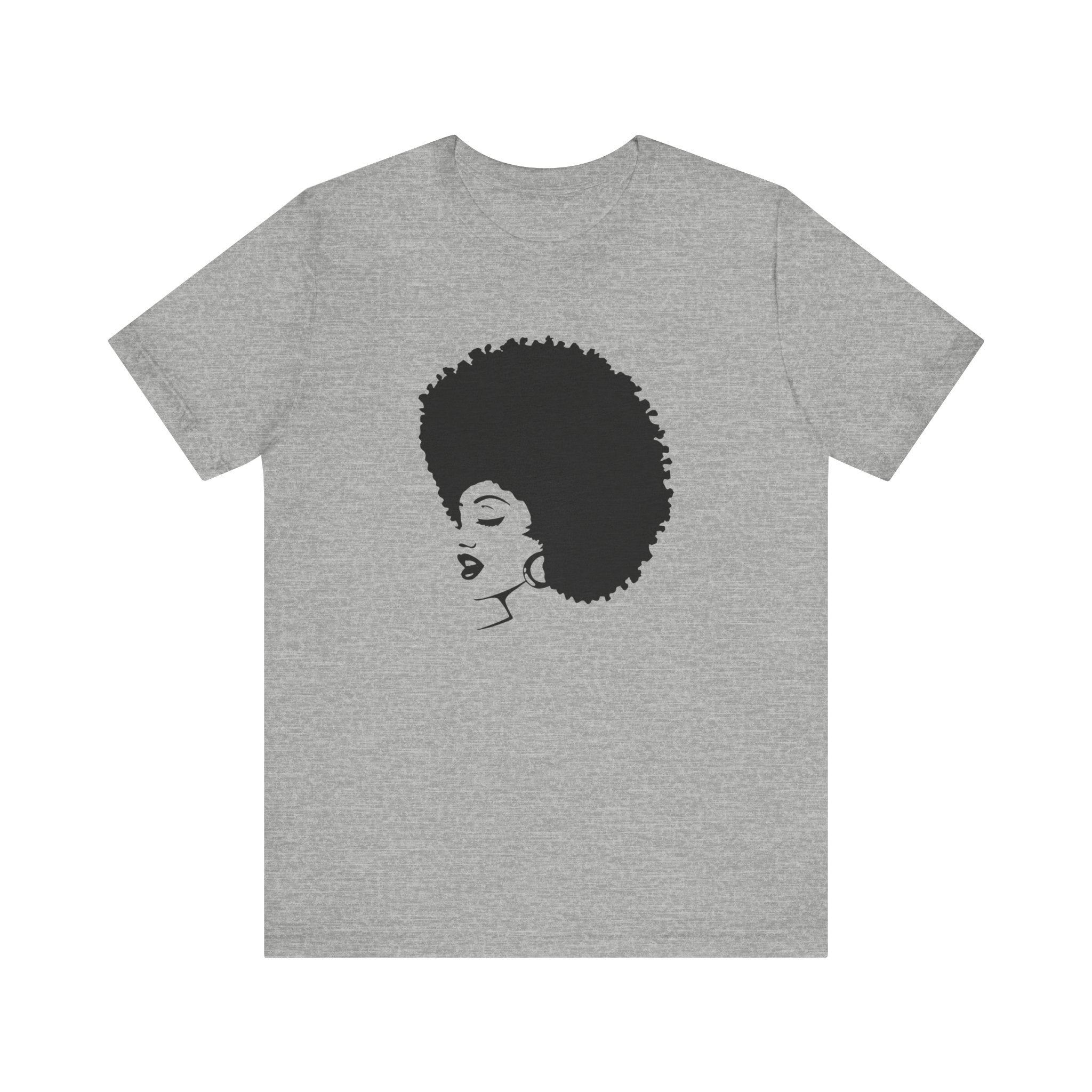 Custom Retro - a - go - go Series 70's Afro Unisex Jersey Short Sleeve T - Shirt - POPvault