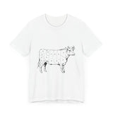 POP Culture Classics Cow Parts Unisex Jersey Short Sleeve T-Shirt