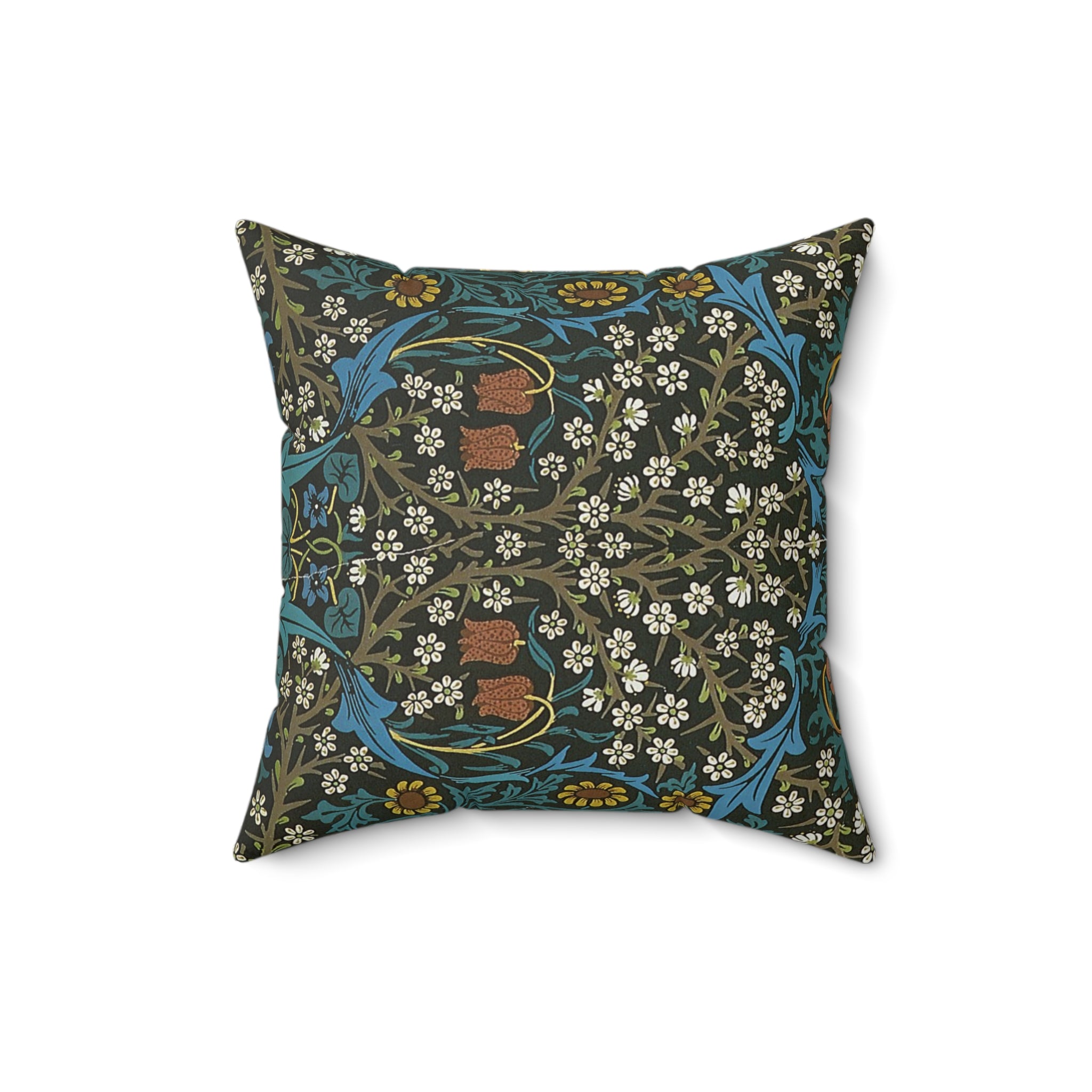 Masters of Art William Morris Cray Square Indoor Accent Pillow V.12