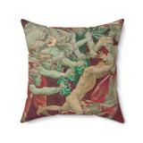 Masters of Art John Singer Sargent Orestes and the Furies Square Indoor Accent Pillow