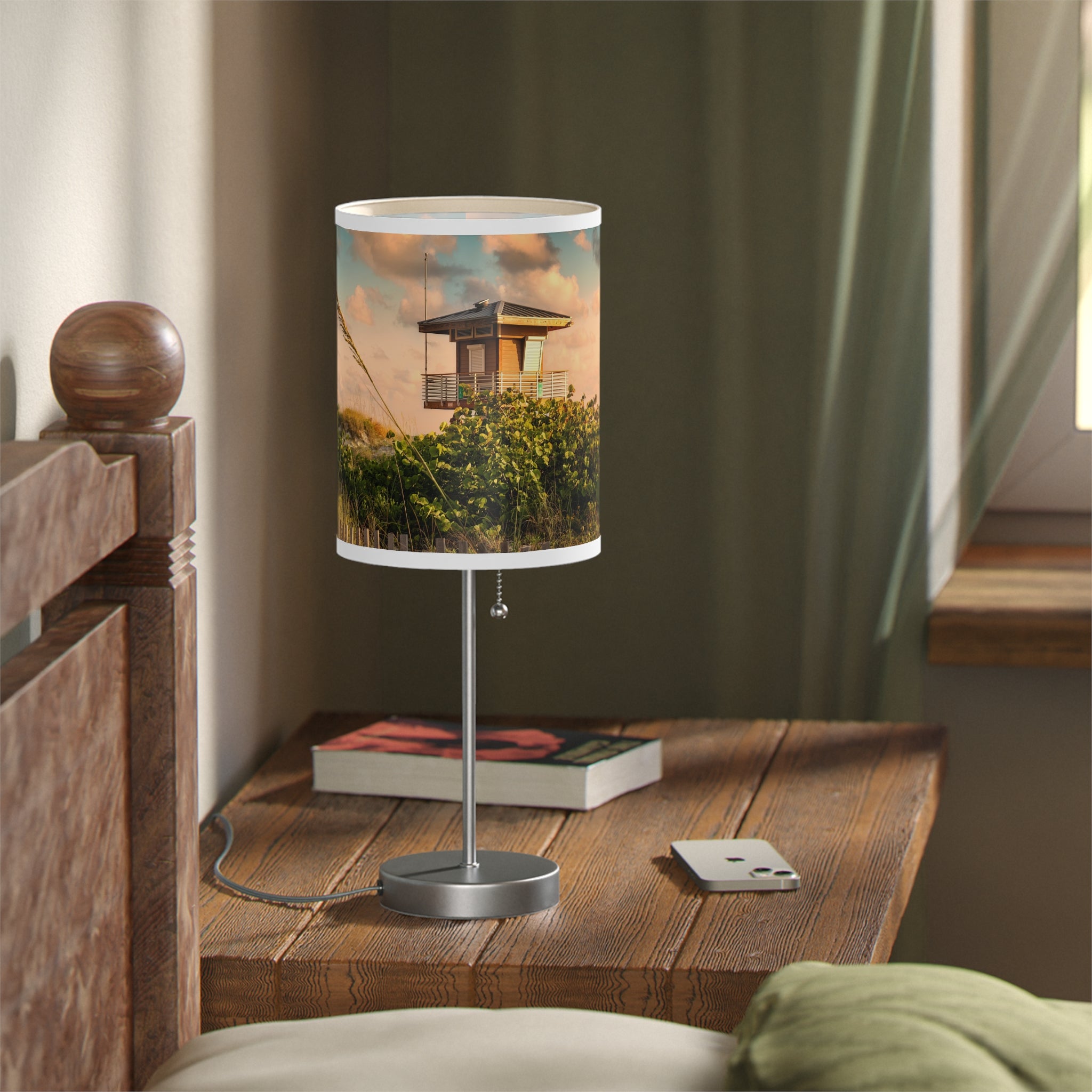 Custom Salt Life Beach Vistas Collection Lifeguard Accent Lamp - POPvault