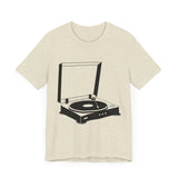 POP Culture Classics Turntable 2 Unisex Jersey Short Sleeve T-Shirt