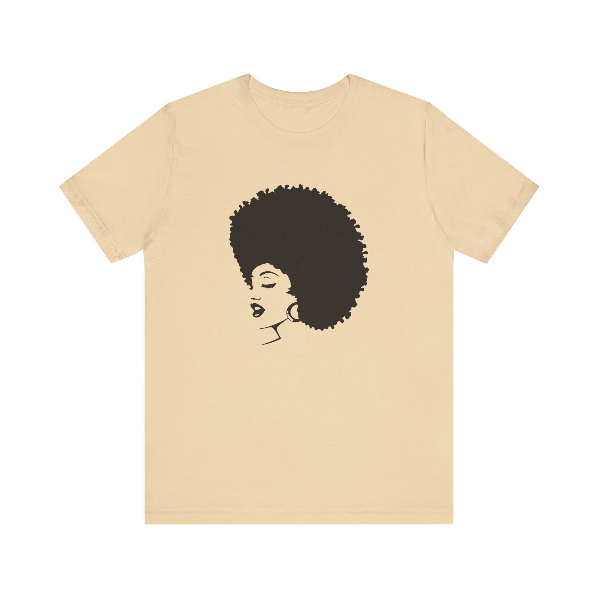 Custom Retro - a - go - go Series 70's Afro Unisex Jersey Short Sleeve T - Shirt - POPvault