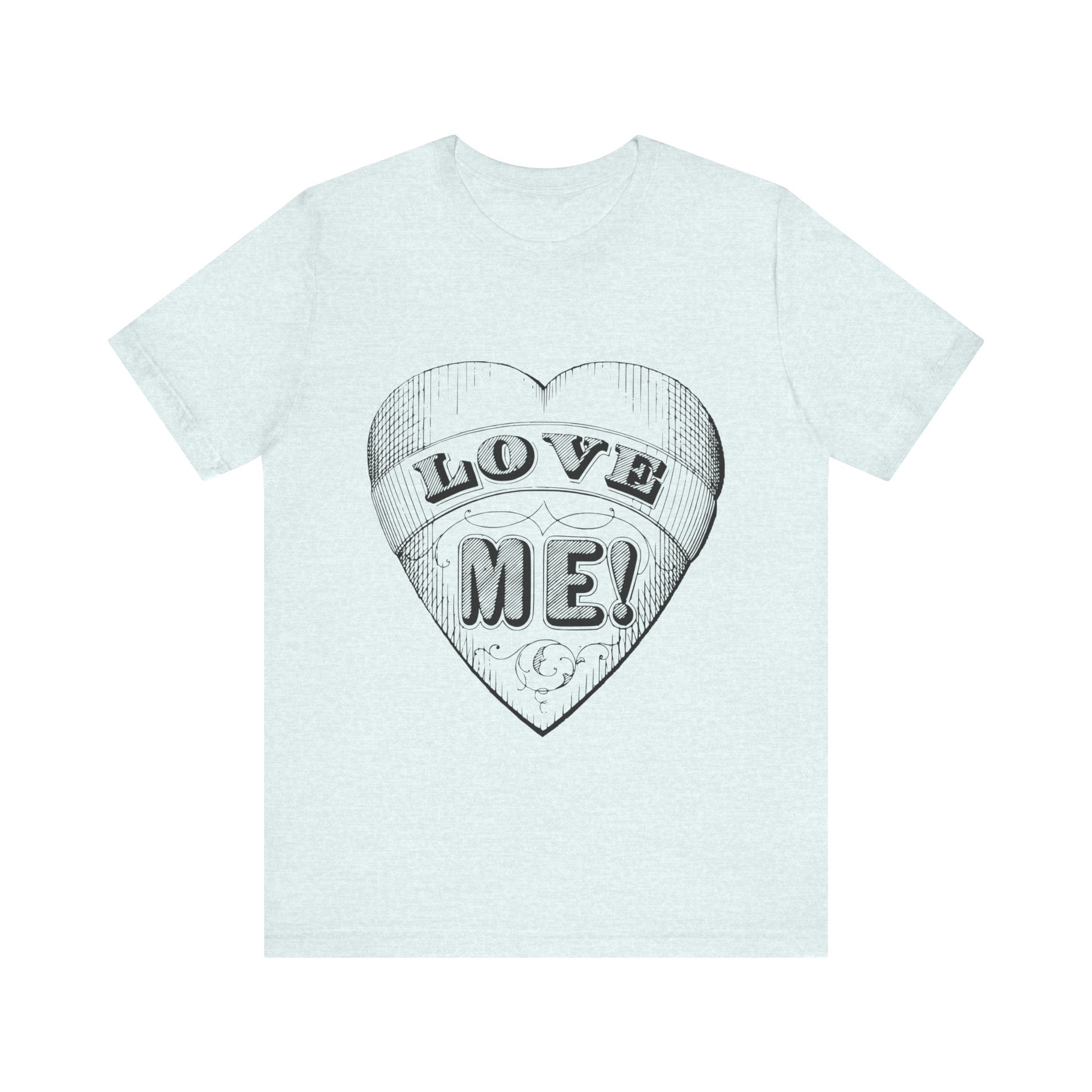 Custom Retro - a - go - go Series Love Me Unisex Jersey Short Sleeve T - Shirt - POPvault