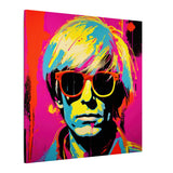 Colorful Pop Art Canvas Print - Andy Interpretation Unique Wall Decor