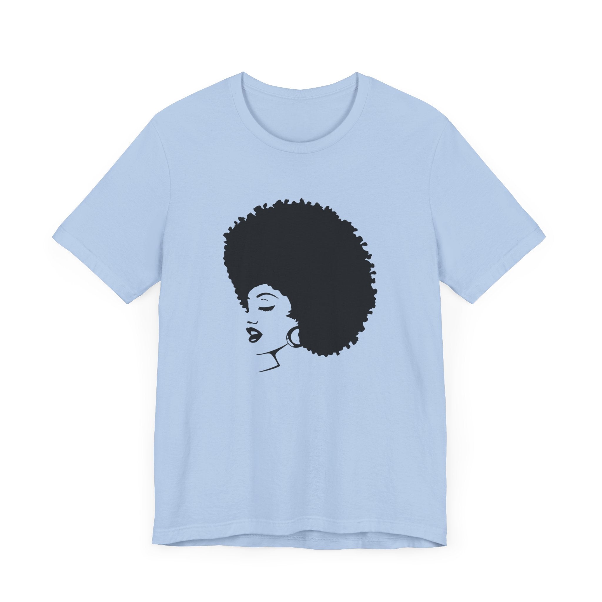 Custom Retro - a - go - go Series 70's Afro Unisex Jersey Short Sleeve T - Shirt - POPvault