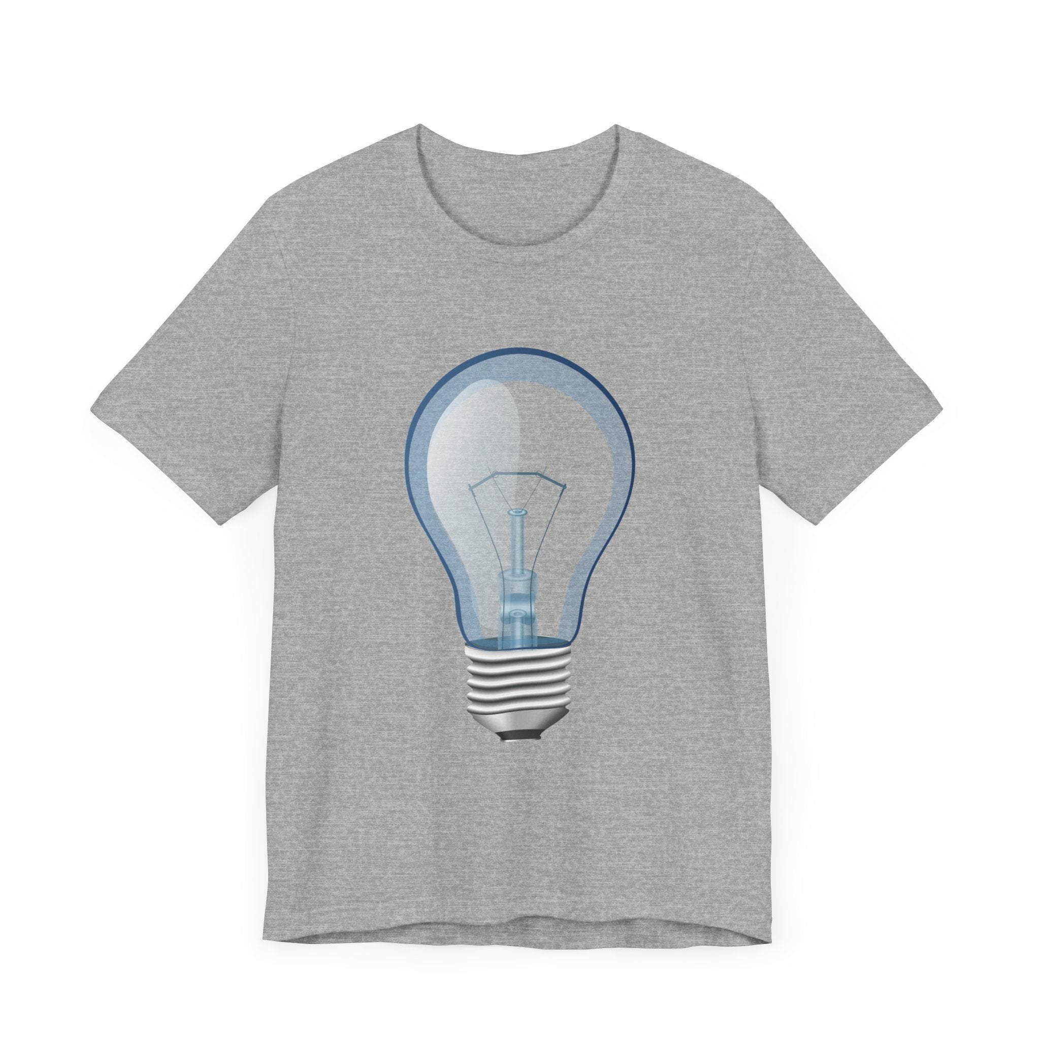POP Culture Classics Bulb in Blue Unisex Jersey Short Sleeve T-Shirt