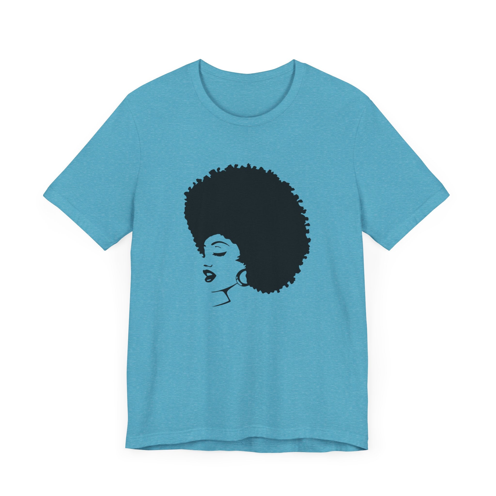 Custom Retro - a - go - go Series 70's Afro Unisex Jersey Short Sleeve T - Shirt - POPvault