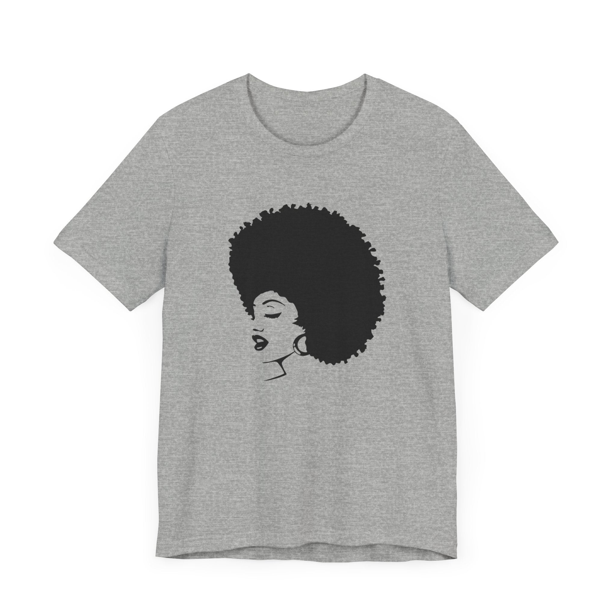 Custom Retro - a - go - go Series 70's Afro Unisex Jersey Short Sleeve T - Shirt - POPvault