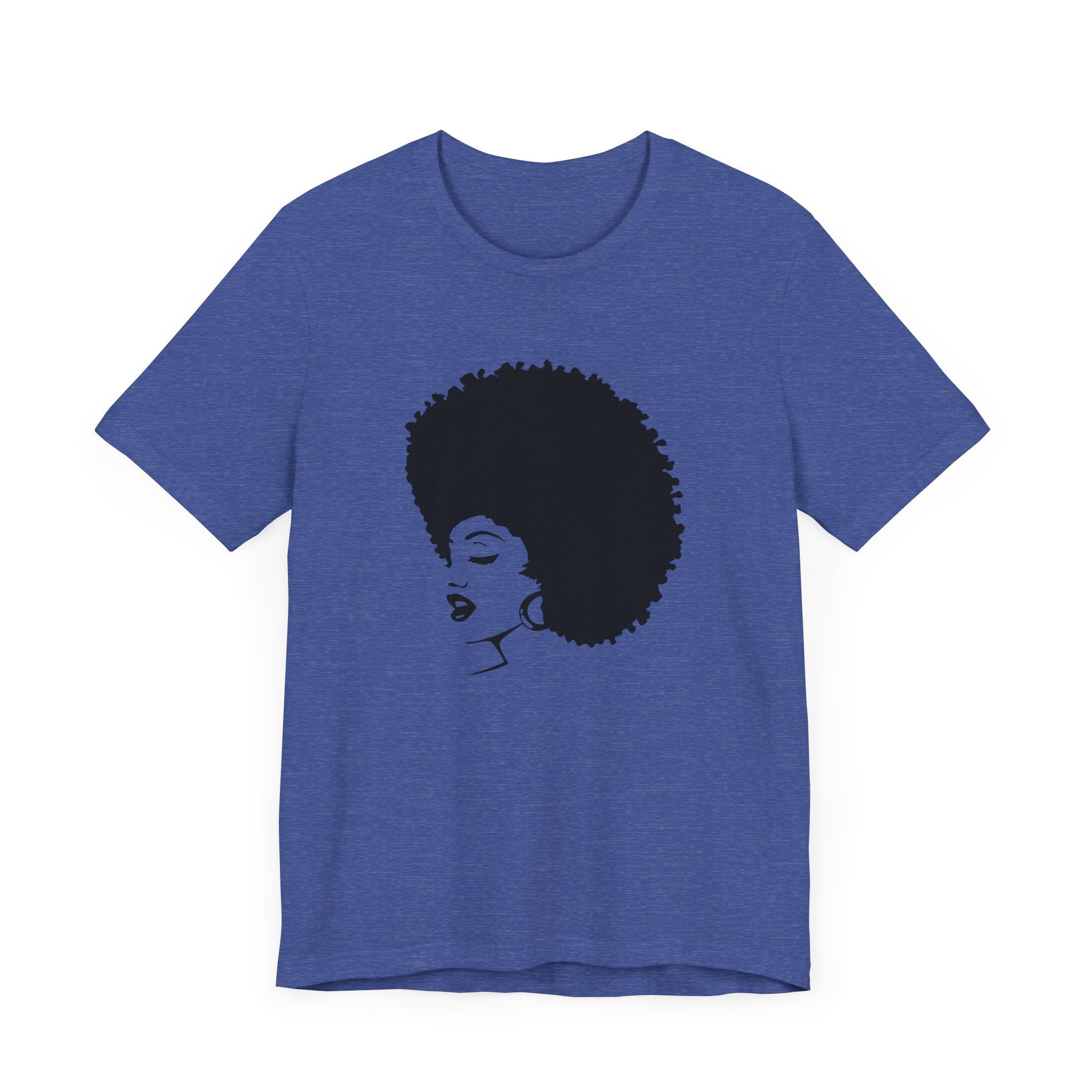 Custom Retro - a - go - go Series 70's Afro Unisex Jersey Short Sleeve T - Shirt - POPvault