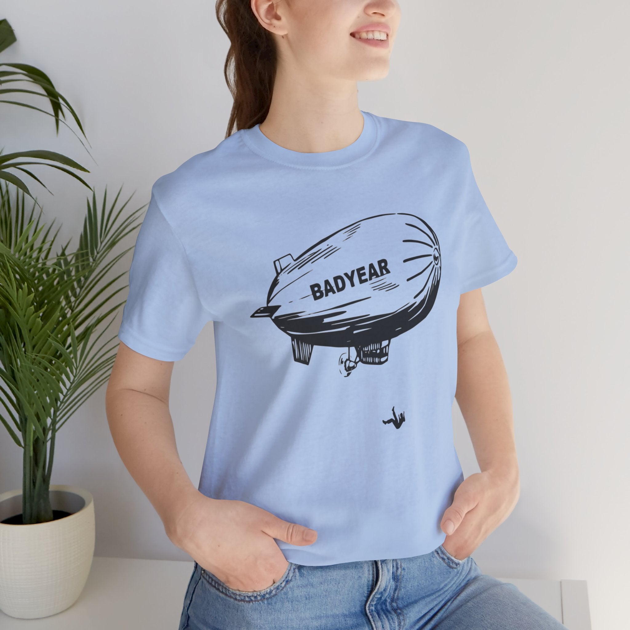 Custom Retro - a - go - go Series Badyear Unisex Jersey Short Sleeve T - Shirt - POPvault