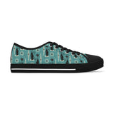 Mid-Century Retro Coolest Kitty Cats Low Top Women's Casual Canvas Sneakers