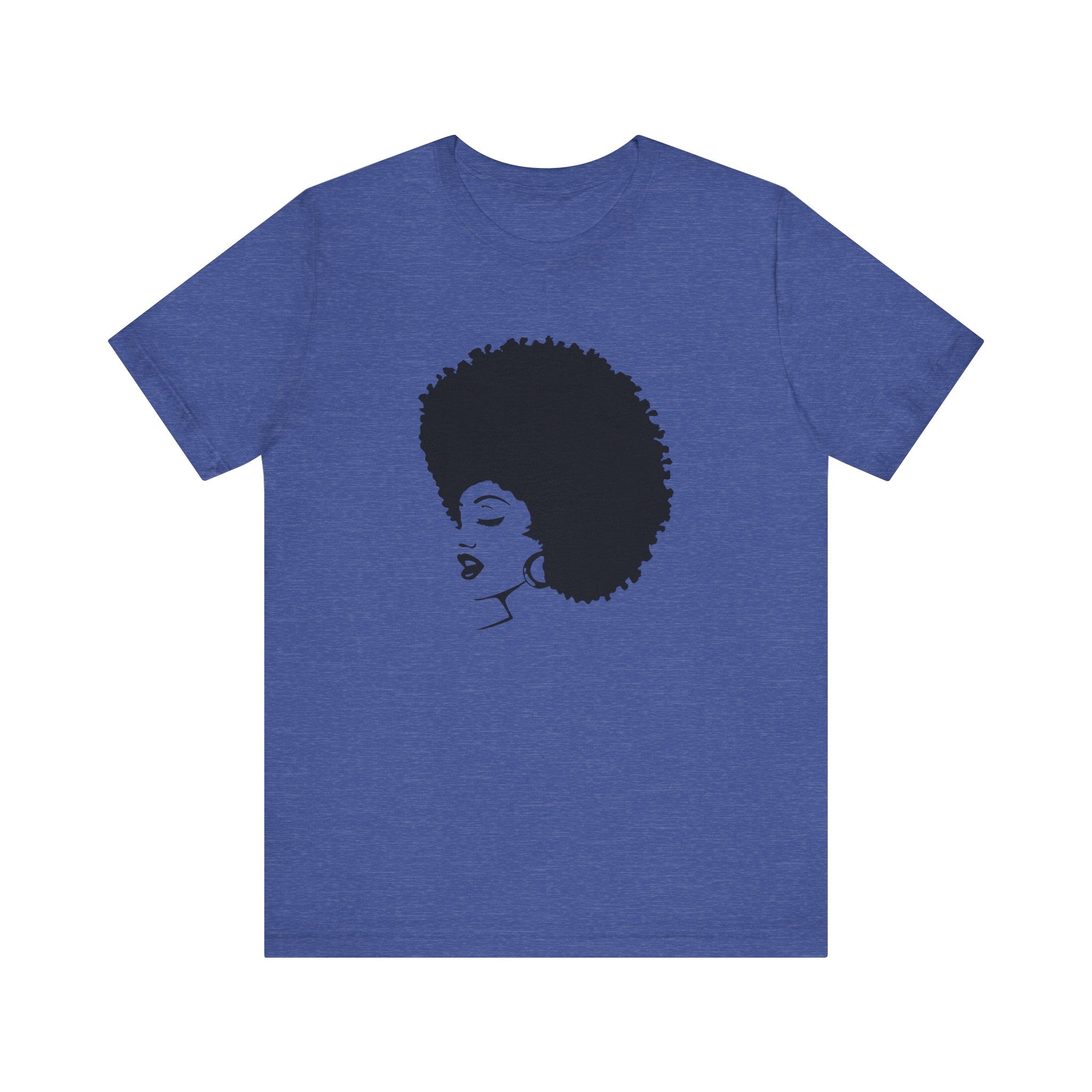 Custom Retro - a - go - go Series 70's Afro Unisex Jersey Short Sleeve T - Shirt - POPvault