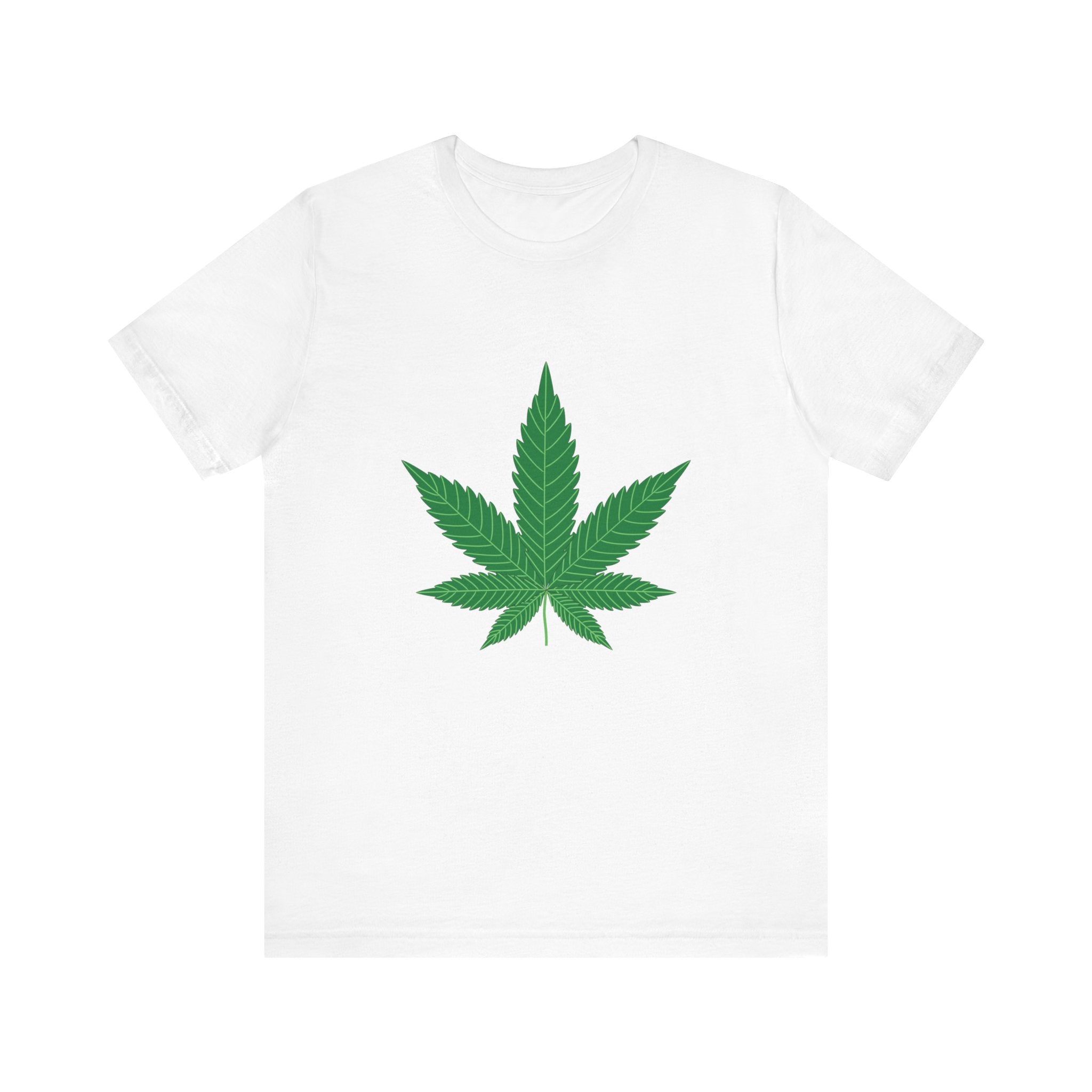 Custom Retro - a - go - go Series Herb Leaf Unisex Jersey Short Sleeve T - Shirt - POPvault