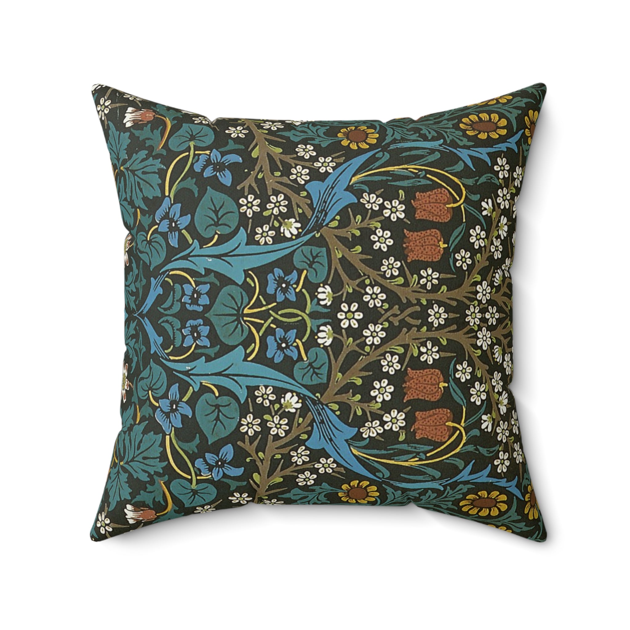 Masters of Art William Morris Cray Square Indoor Accent Pillow V.12