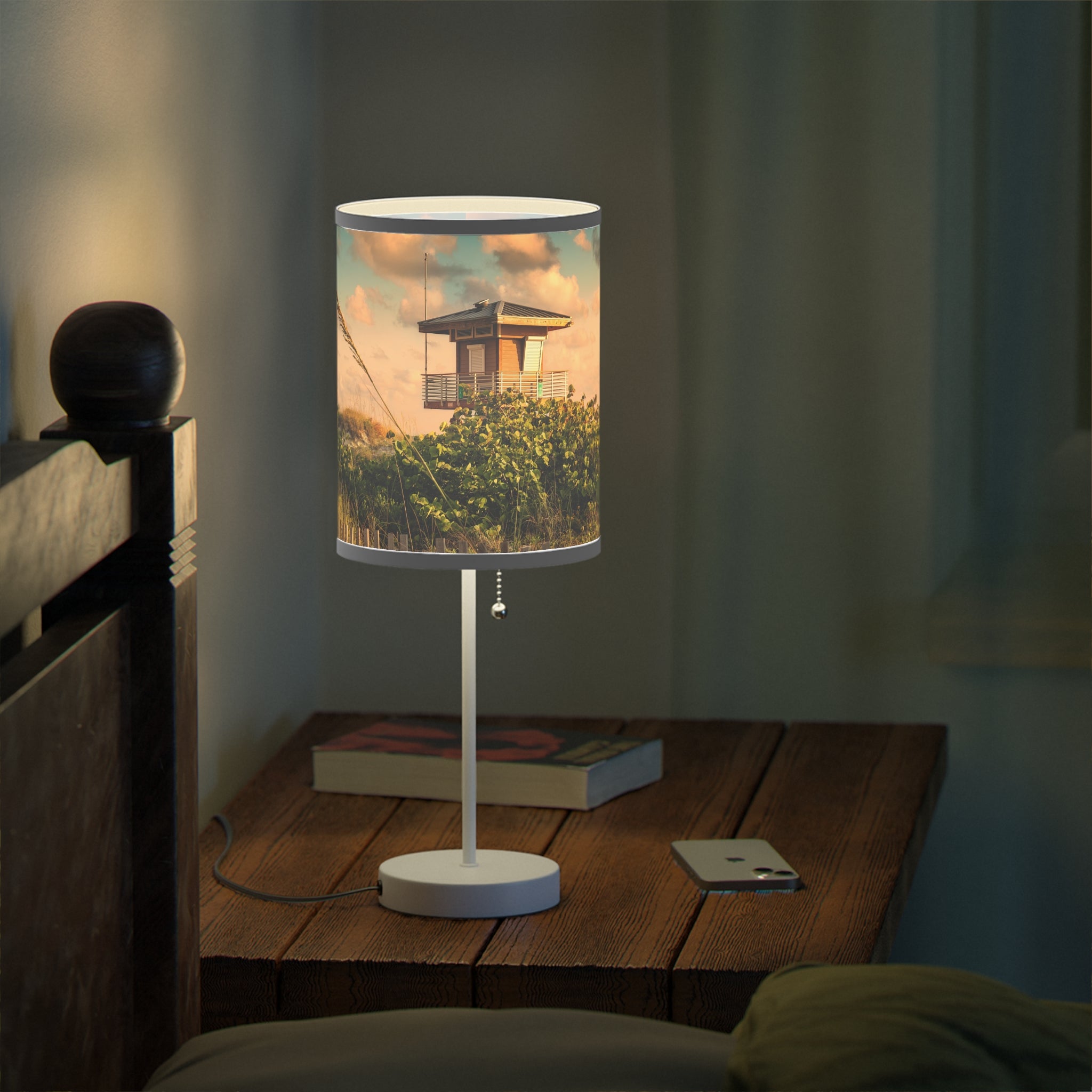 Custom Salt Life Beach Vistas Collection Lifeguard Accent Lamp - POPvault