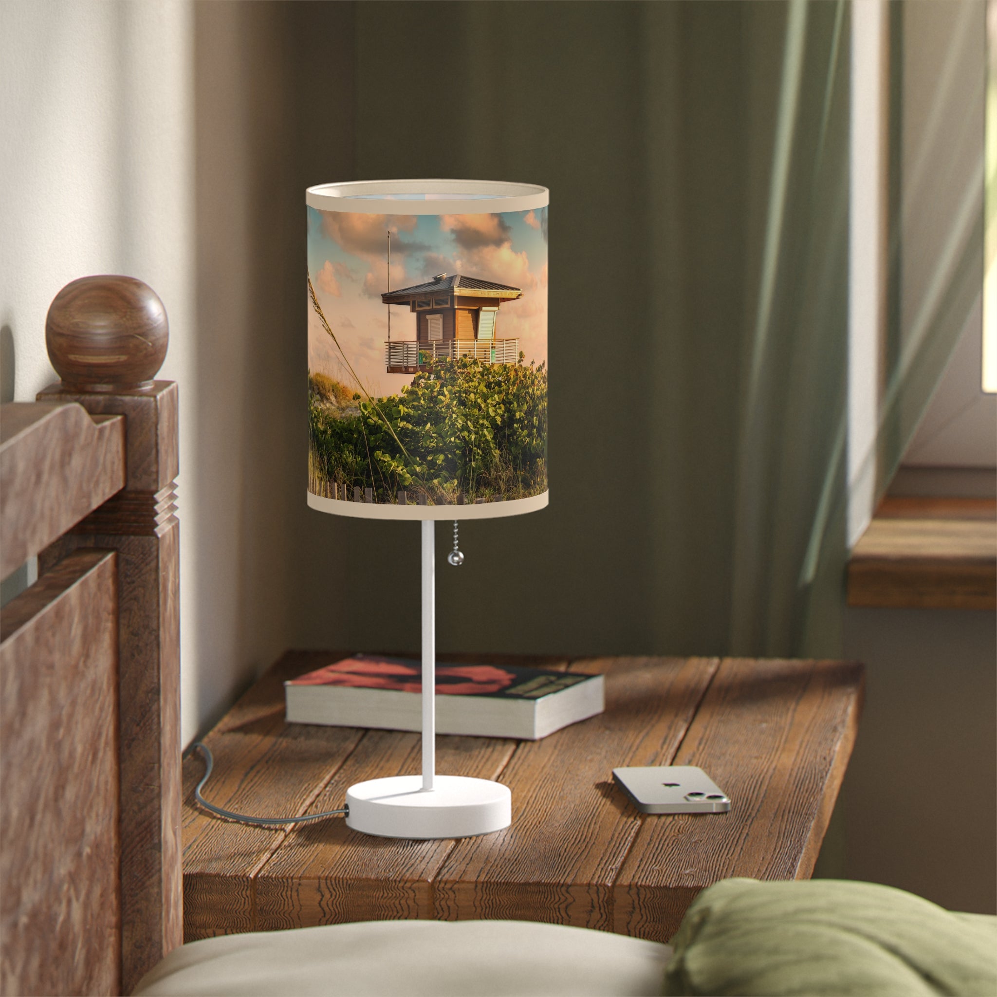 Custom Beach Life Vistas Lifeguard Accent Lamp - POPvault