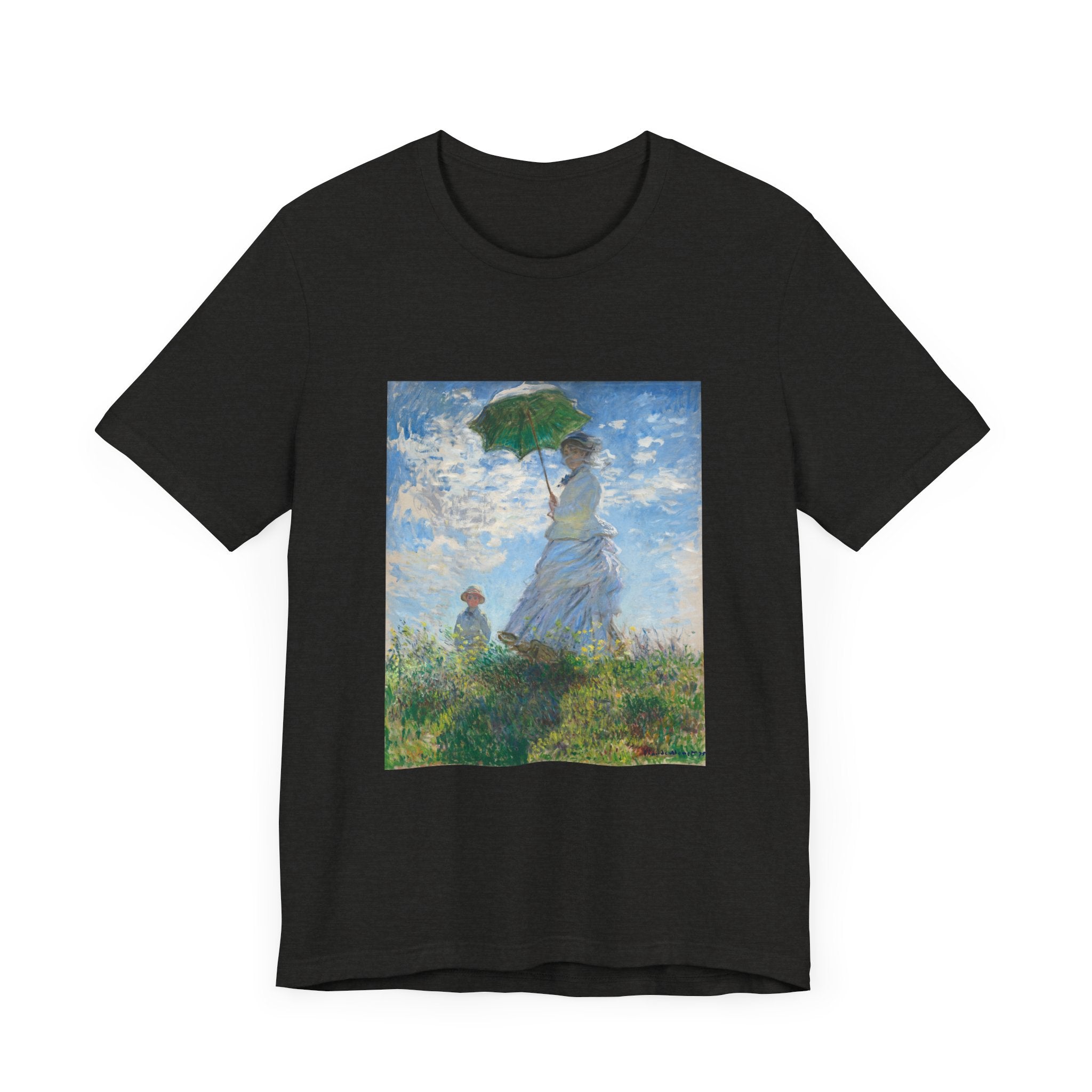Masters of Art Claude Monet's Madame Monet and Her Son Unisex Jersey Short Sleeve T-Shirt