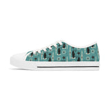 Mid-Century Retro Coolest Kitty Cats Low Top Women's Casual Canvas Sneakers
