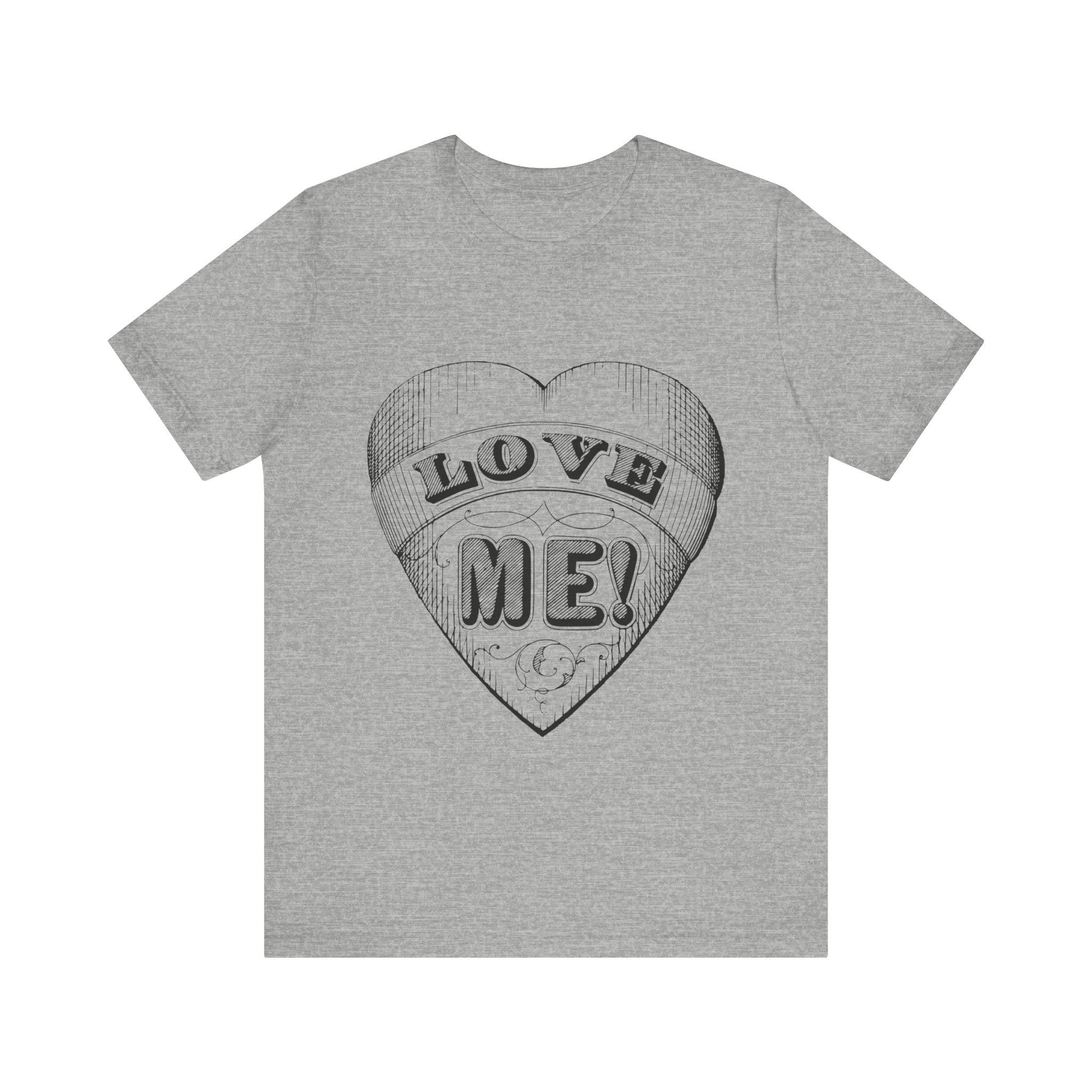 Custom Retro - a - go - go Series Love Me Unisex Jersey Short Sleeve T - Shirt - POPvault