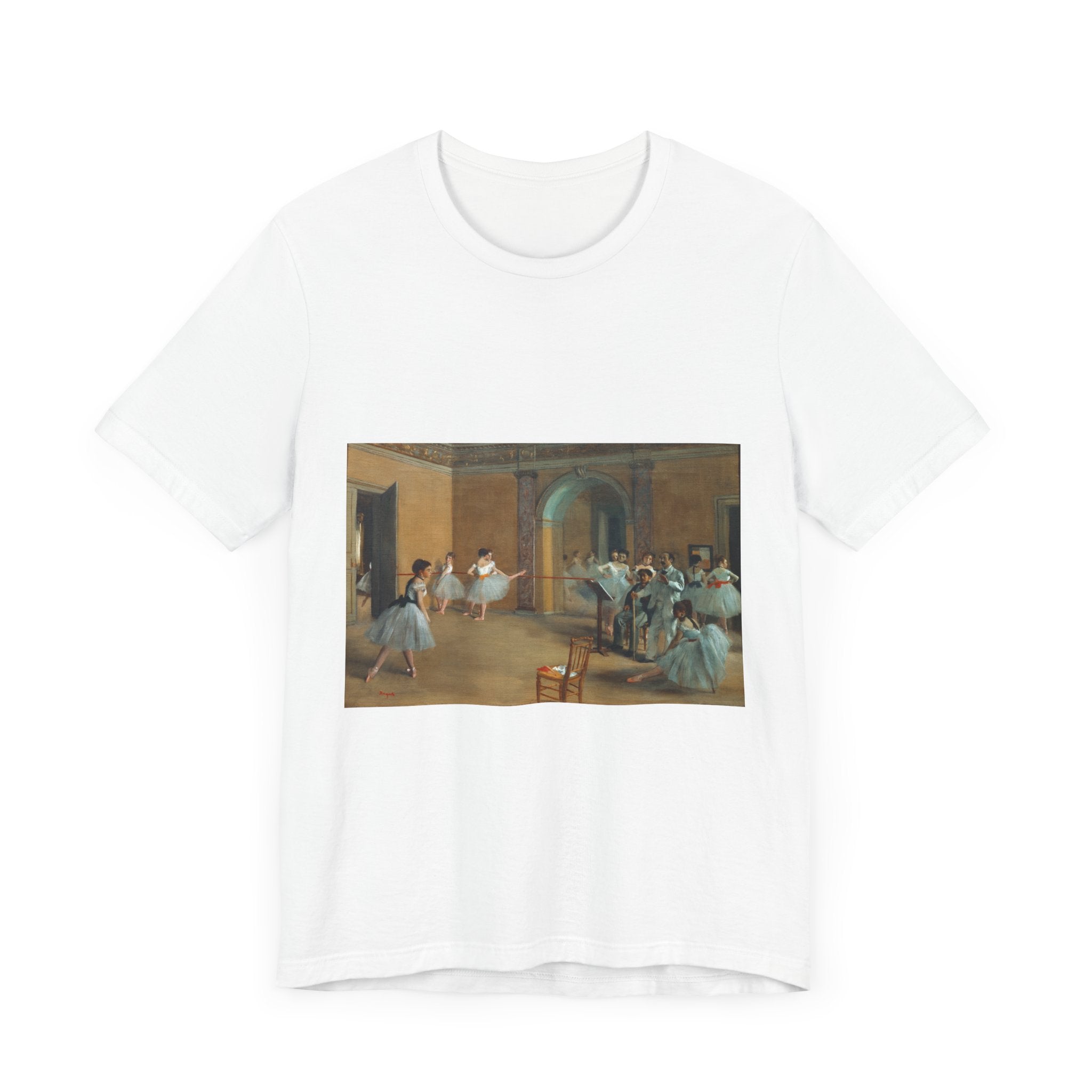 Masters of Art Edgar Degas's The Dance Foyer at the Opera Unisex Jersey Short Sleeve T-Shirt