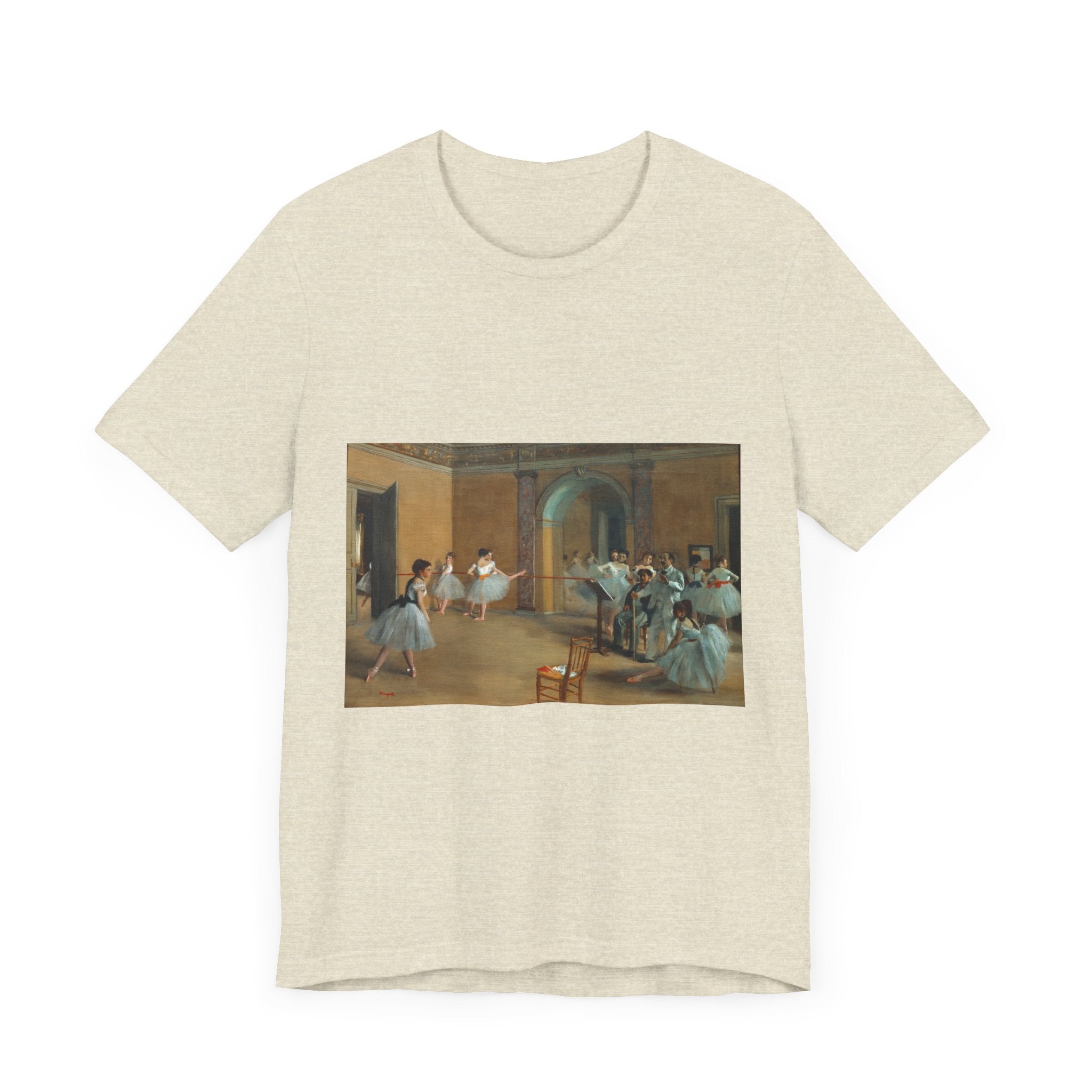 Masters of Art Edgar Degas's The Dance Foyer at the Opera Unisex Jersey Short Sleeve T-Shirt