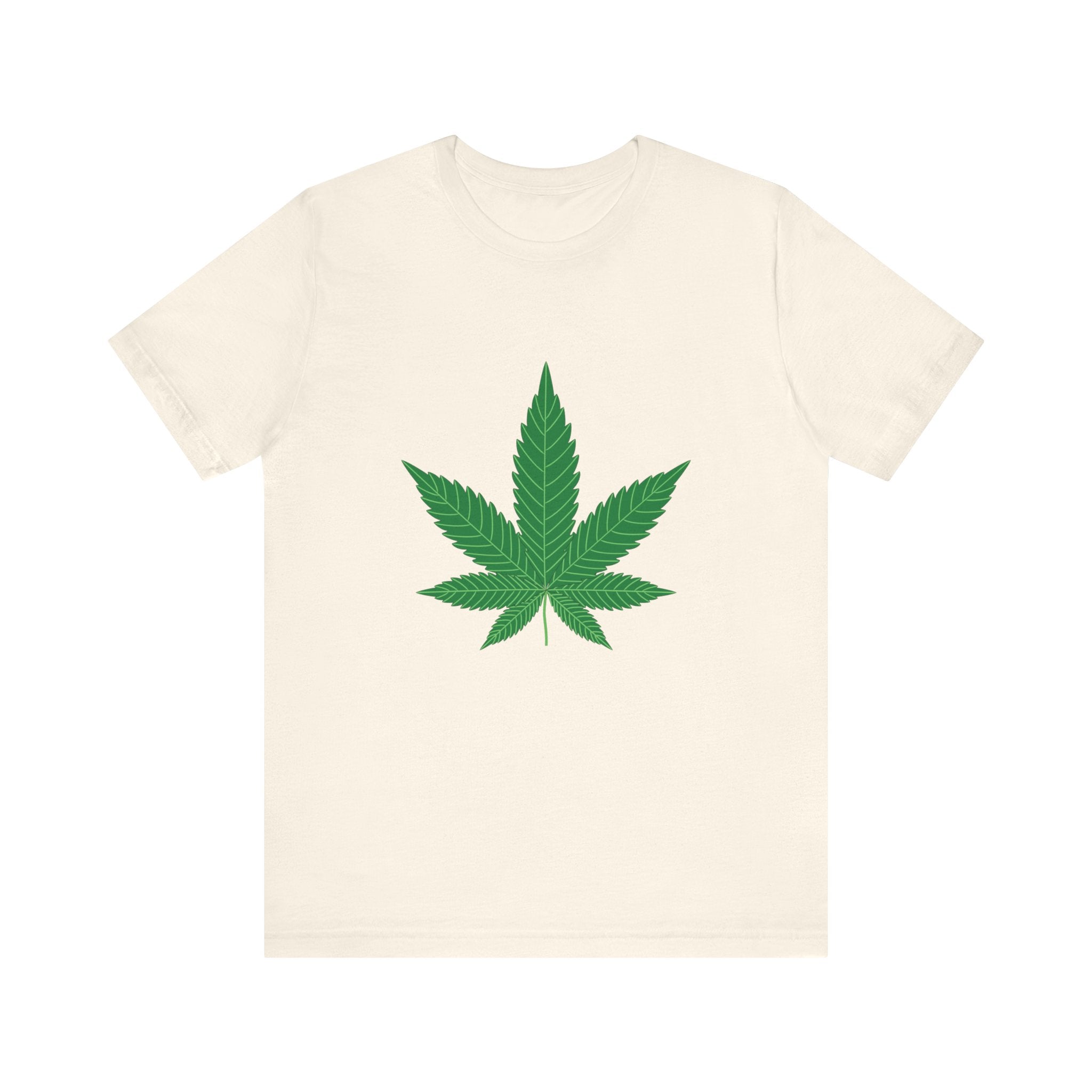 Custom Retro - a - go - go Series Herb Leaf Unisex Jersey Short Sleeve T - Shirt - POPvault