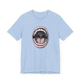 Custom Retro - a - go - go Series Big Mouth Unisex Jersey Short Sleeve T - Shirt - POPvault