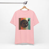 Custom Retro - a - go - go Series Record Color Graphic Unisex Jersey Short Sleeve T - Shirt - POPvault