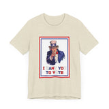POP Culture Classics Get Out and Vote Unisex Jersey Short Sleeve T-Shirt