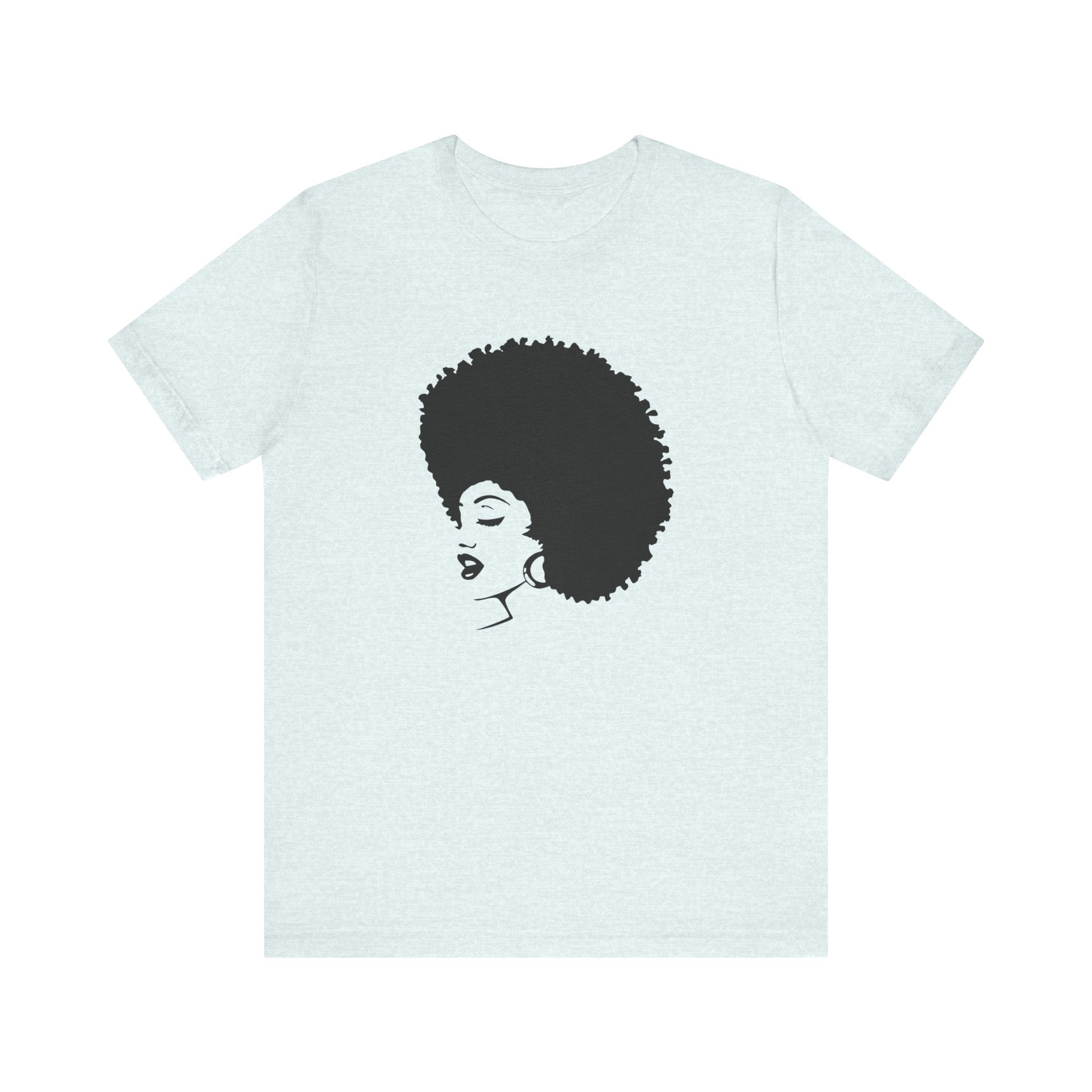 Custom Retro - a - go - go Series 70's Afro Unisex Jersey Short Sleeve T - Shirt - POPvault