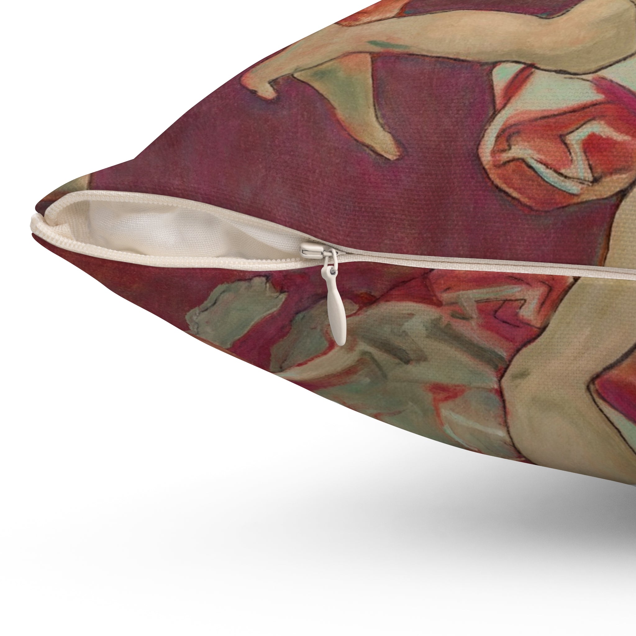 Masters of Art John Singer Sargent Orestes and the Furies Square Indoor Accent Pillow