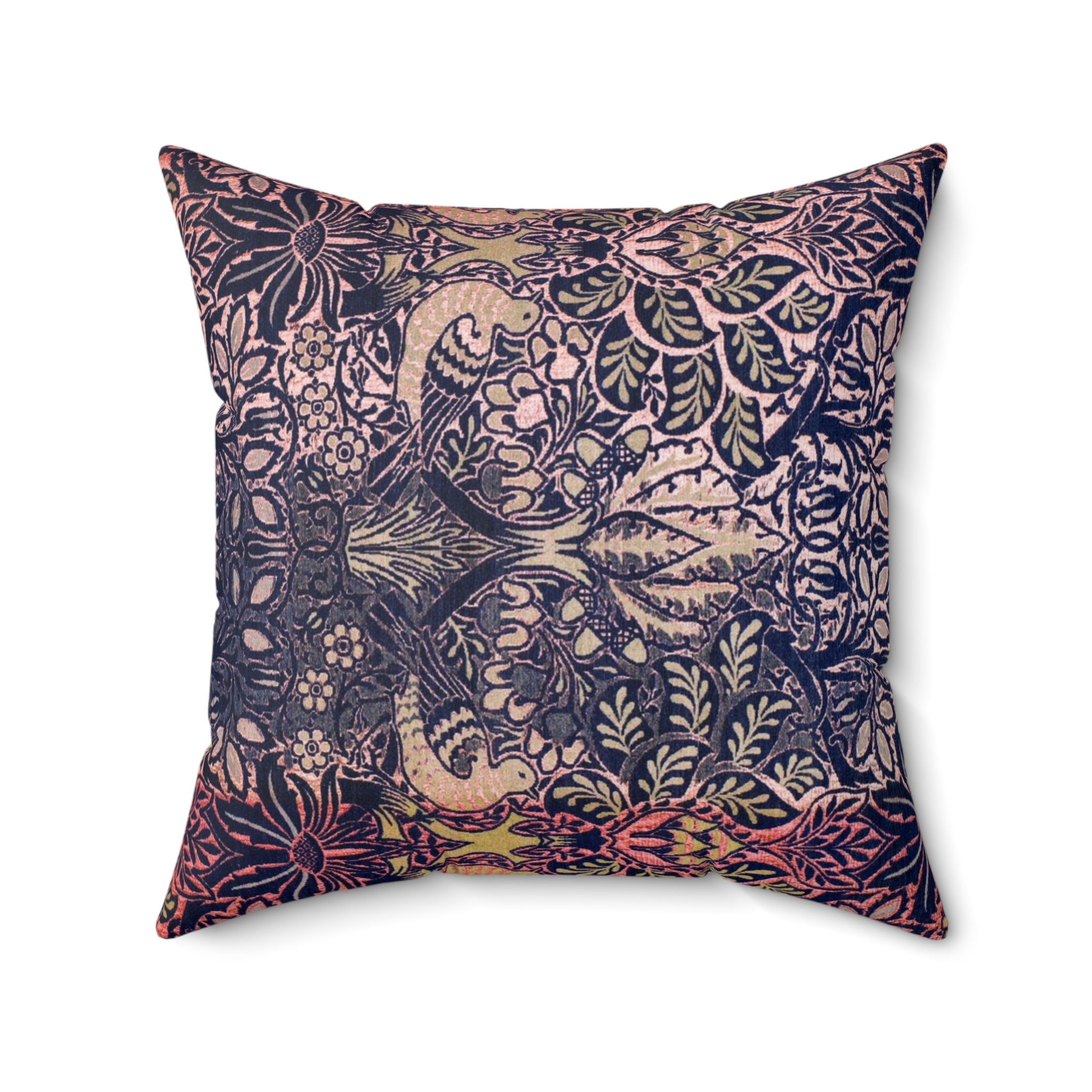 Masters of Art William Morris Cray Square Indoor Accent Pillow V.6