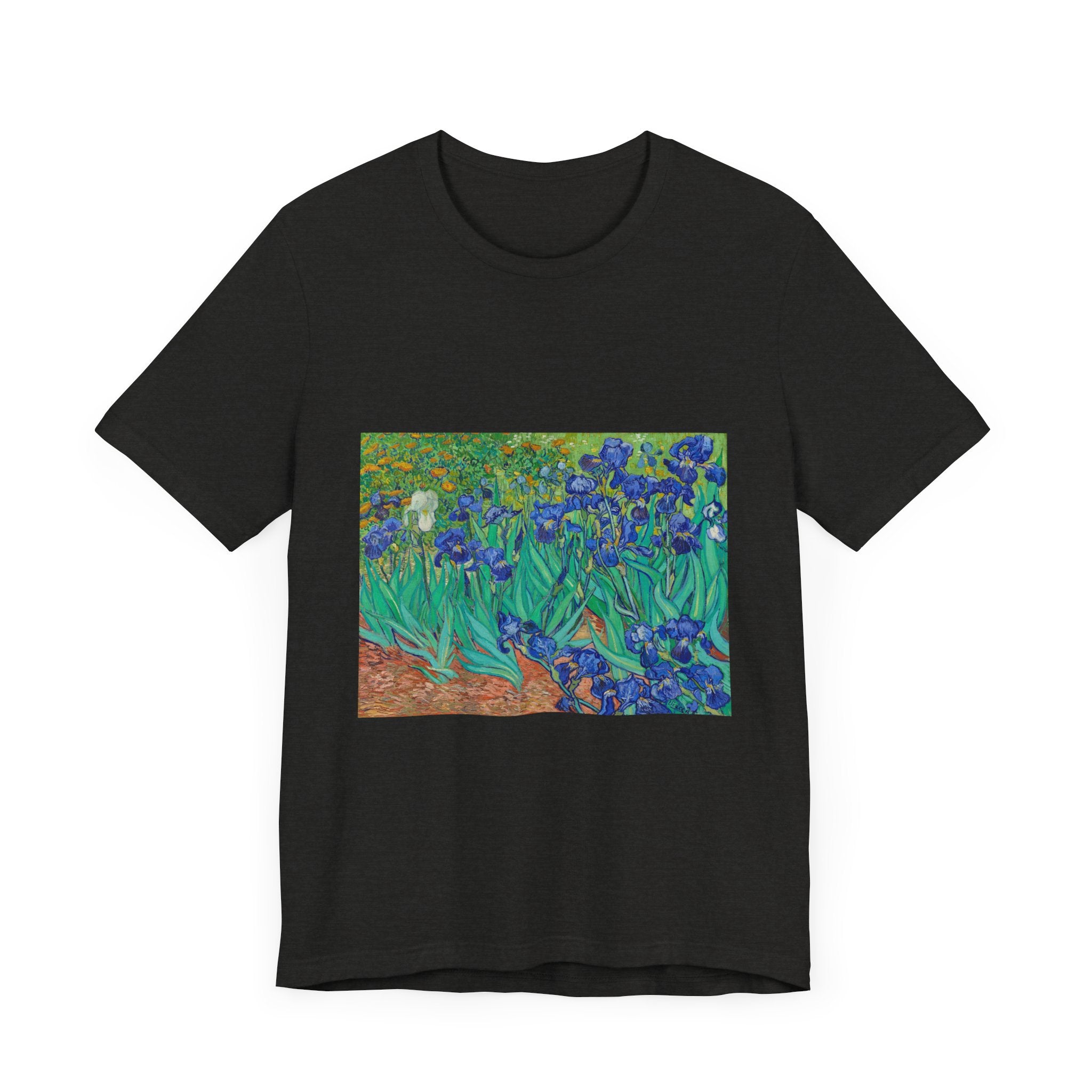 Masters of Art Vincent Van Gogh's Irises Unisex Jersey Short Sleeve T-Shirt