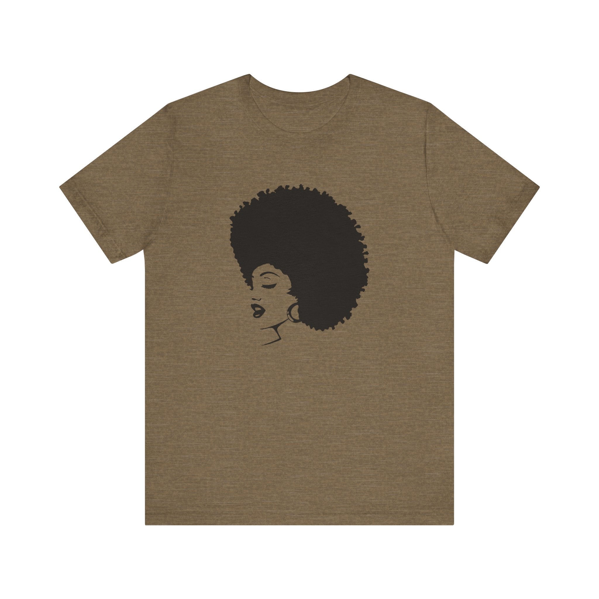 Custom Retro - a - go - go Series 70's Afro Unisex Jersey Short Sleeve T - Shirt - POPvault