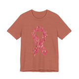 POP Culture Classics Pink Ribbons Unisex Jersey Short Sleeve T-Shirt