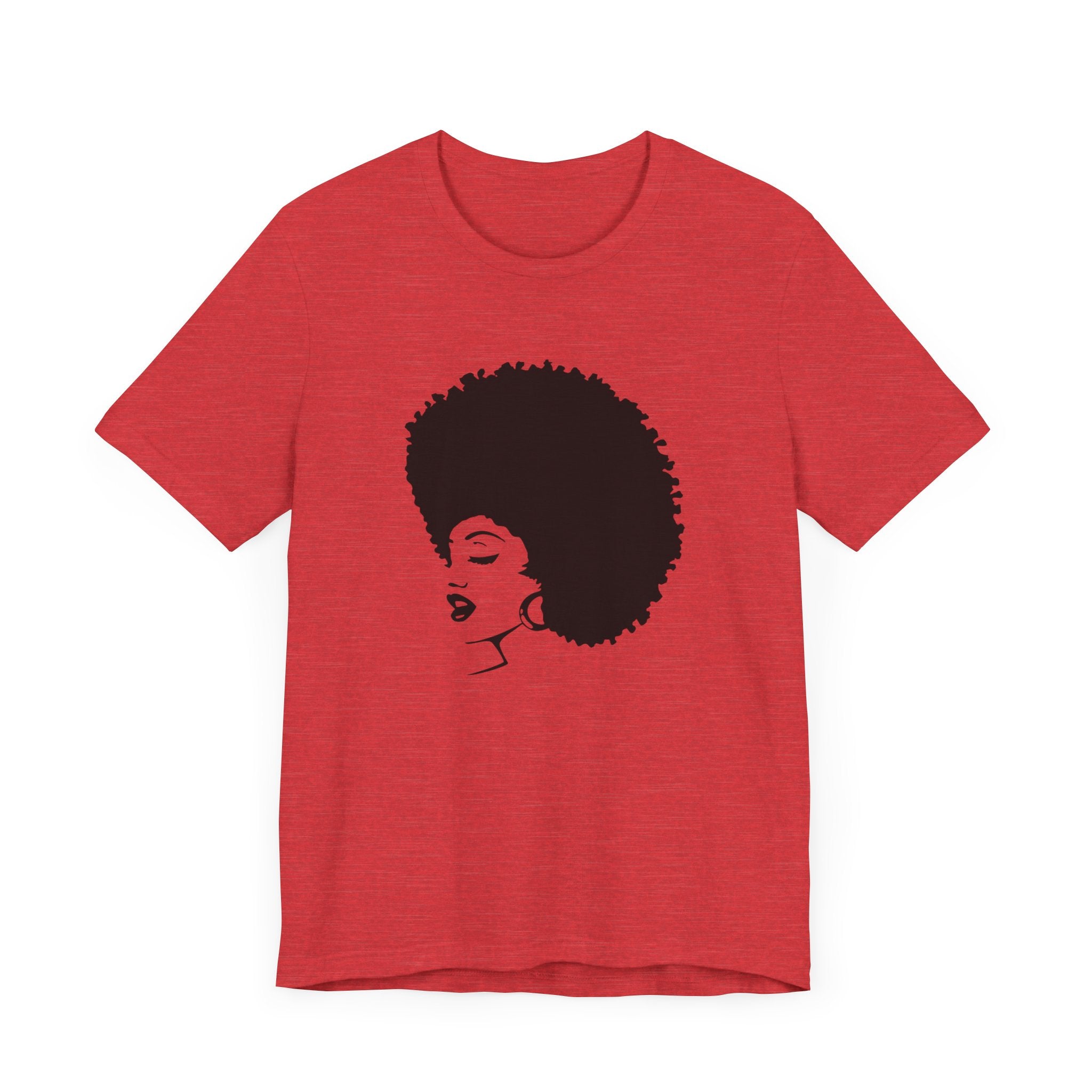 Custom Retro - a - go - go Series 70's Afro Unisex Jersey Short Sleeve T - Shirt - POPvault