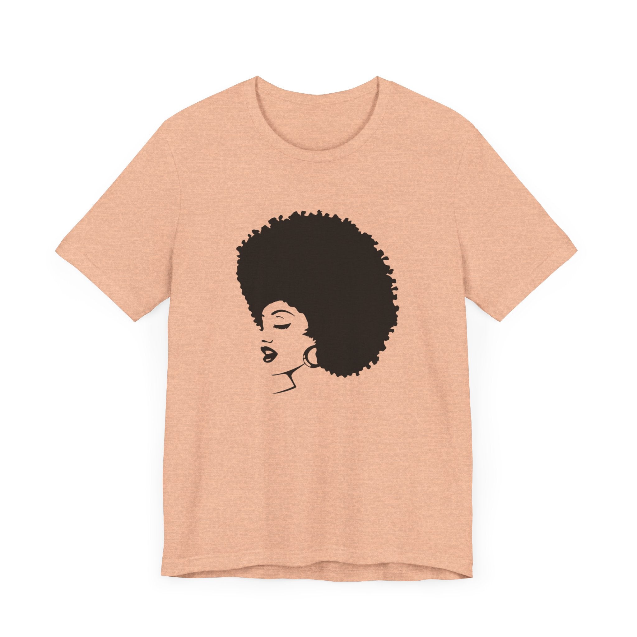 Custom Retro - a - go - go Series 70's Afro Unisex Jersey Short Sleeve T - Shirt - POPvault