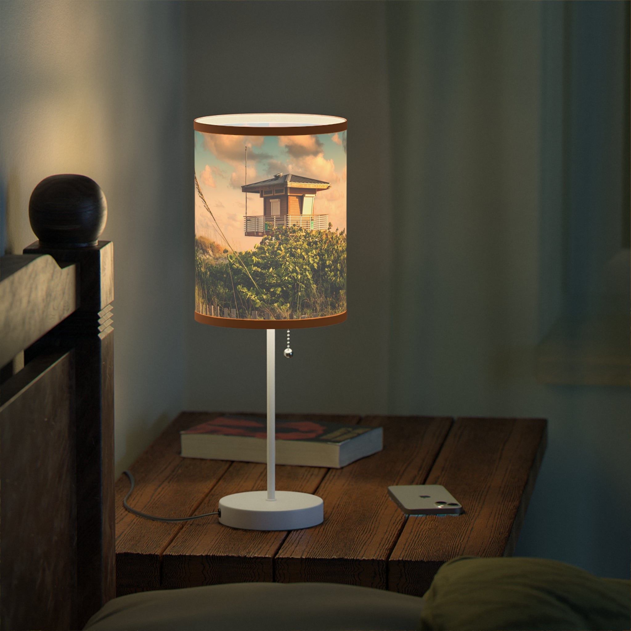 Custom Salt Life Beach Vistas Collection Lifeguard Accent Lamp - POPvault