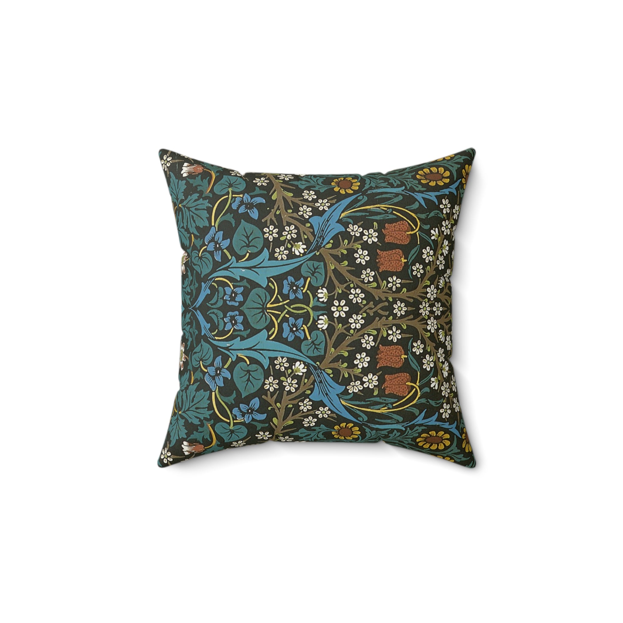 Masters of Art William Morris Cray Square Indoor Accent Pillow V.12